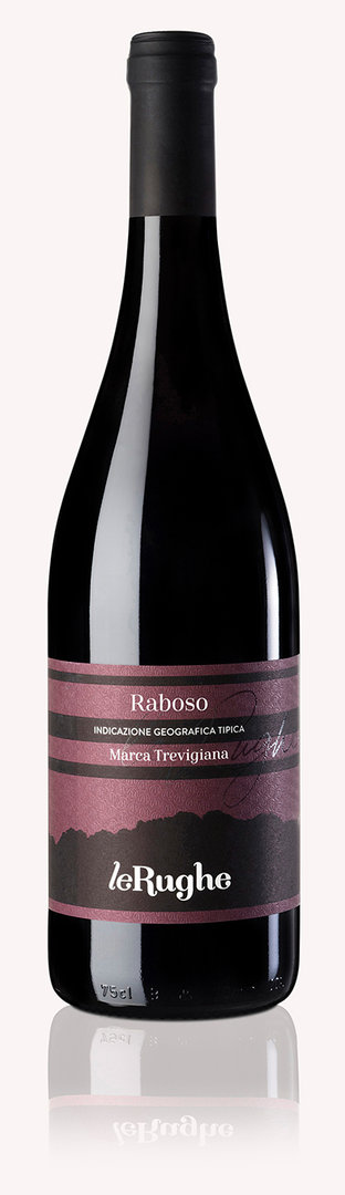 Vinicoltura Le Rughe Raboso "Vino Rosso Frizzante" Marca Trevigiana IGT